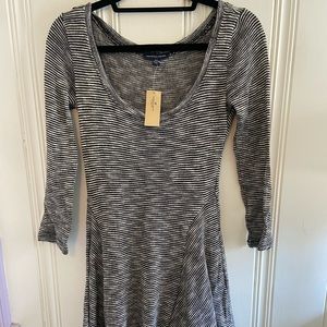 Light fabric sweater dress